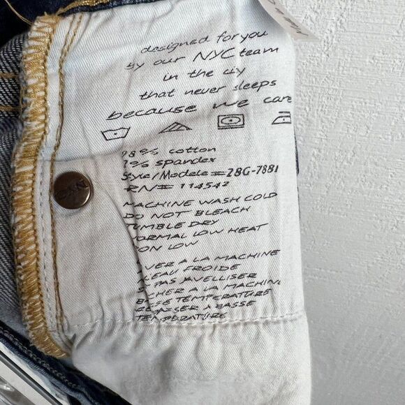 BlankNYC Shorts 29 Blue Patchwork Cutoff Mid Rise Denim Casual Cotton Blend - Picture 5 of 6